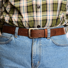 Load image into Gallery viewer, Solid Leather Belt Style# 401402
